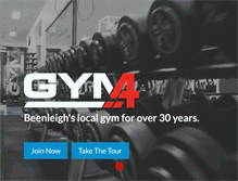 Tablet Screenshot of gym4.com.au